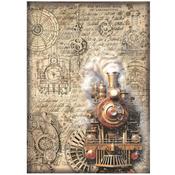 Train Rice Paper - Sir Vagabond In Fantasy World - Stamperia