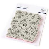 Breezy Blossoms Cling Stamp - Pinkfresh Studio