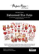 Animal Love Embossed Die Cuts - Paper Rose Studio