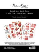 Animal Love 6x8 Die Cuts & Sentiments - Paper Rose Studio