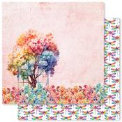 Paper F - Rainbow Garden - Paper Rose Studio