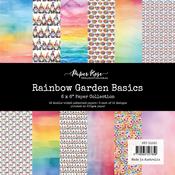 Rainbow Garden Basics 6x6 Paper Collection - Paper Rose Studio