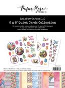 Rainbow Garden 1.0 6x8 Quick Cards Collection - Paper Rose Studio