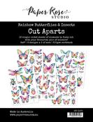 Rainbow Butterflies & Insects Cut Aparts Paper Pack - Paper Rose Studio