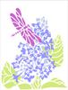 Layered Lilac Dragonfly Layering Stencils - The Crafter's Workshop