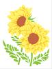 Layered Sunflowers Layering Stencils - The Crafter's Workshop