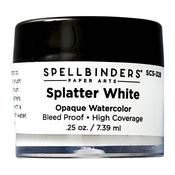 Splatter White Opaque Watercolor - Spellbinders