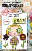 Blooming Wildly - AALL And Create A7 Photopolymer Clear Stamp Set