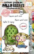 Paws & Rest - AALL And Create A7 Photopolymer Clear Stamp Set