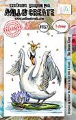 The Swan King - AALL And Create A7 Photopolymer Clear Stamp Set