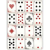 Playing Cards #1 - Dress My Craft Transfer Me Sheet A4