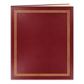 Burgundy - Pioneer Post Bound Album With Buff Pages 11.75"X14"