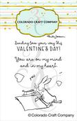 I Heart You Mini - By Anita Jeram - Colorado Craft Company Clear Stamps 2"X3"