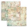 Brocante Antiques 8x8 Backgrounds Selection Paper Pad - Stamperia
