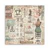 Brocante Antiques 8x8 Single Face Paper Pad - Stamperia