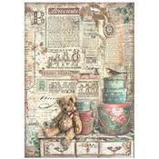 Teddy Bears Rice Paper - Brocante Antiques - Stamperia