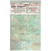 Brocante Antiques A6 Rice Paper Backgrounds Pack - Stamperia