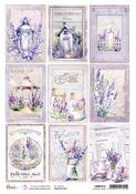 Lavender Cards A4 Rice Paper - Morning In Provence - Ciao Bella - PRE ORDER