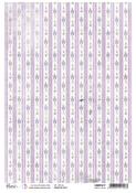 Purple Fields A4 Rice Paper - Morning In Provence - Ciao Bella - PRE ORDER