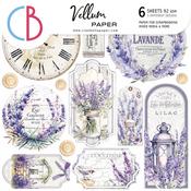 Morning In Provence Vellum Fussy Cut 6x6 Pad - Ciao Bella - PRE ORDER