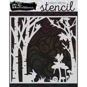 Storybook Forest Mixed Media Stencil - Brutus Monroe