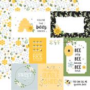 Multi Journaling Cards Paper - Happy As Can Bee - Echo Park