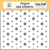 Humble Hexagon Stencil - Happy As Can Bee - Echo Park - PRE ORDER