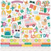 Sunny Days Ahead Element Sticker - Echo Park - PRE ORDER