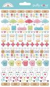 Happy Healing Puffy Icon Stickers - Doodlebug - PRE ORDER