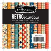 Retro Rainbow 6x6 Paper Pad - Brutus Monroe