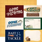 Journaling 6x4 Cards Paper - Gone Fishing - Carta Bella