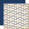 On The Water Canoes Paper - Gone Fishing - Carta Bella - PRE ORDER