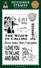 Hooked On Fishing Stamp Set  - Gone Fishing - Carta Bella - PRE ORDER