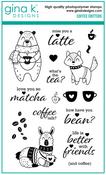 Coffee Critters Stamp Set - Gina K Designs