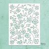 Rosebuds Stencils -  Mintay Papers - PRE ORDER