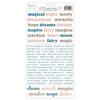 Dreamland Words Paper Stickers - Mintay Papers - PRE ORDER