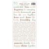 Rustic Charms Words Paper Stickers - Mintay Papers - PRE ORDER