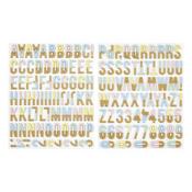 Belleview Chipboard Alphabet - Spellbinders