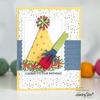 Mini Messages Birthday 4x5 Stamp Set - Honey Bee Stamps