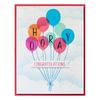 Happy Hooray Balloons Registration BetterPress Press Plate & Die Set - Spellbinders