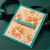 Glimmering Buttercups Glimmer Plate And Stencil Bundle - Spellbinders