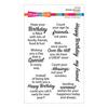 Birthday Messages Clear Stamp Set - Stampendous