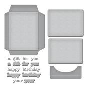 A2 Gift Card Holder And Envelope Etched Dies - Stampendous