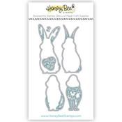Lovely Layers Rabbit Honey Cuts - Honey Bee Stamps