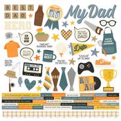 Father's Day Cardstock Stickers - Simple Stories - PRE ORDER