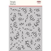 Confetti 6x8 Stencil - Say Cheese Magic - Simple Stories - PRE ORDER