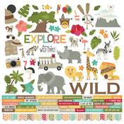 Say Cheese Wild Cardstock Stickers - Simple Stories