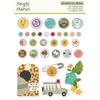 Say Cheese Wild Decorative Brads - Simple Stories - PRE ORDER