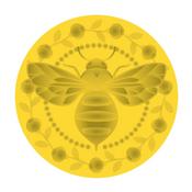 3D Spring Bee Wax Stamper - Honey Bee Stamps