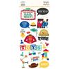 Say Cheese Tinseltown Foam Stickers - Simple Stories